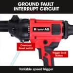 BAUMR-AG 1800W 120mm Handheld Core Drill & 76mm Diamond Drill Bit Combo, for Concrete Coring Hole Drilling - Image 6