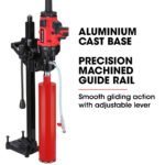 BAUMR-AG 2000W 160mm Handheld Core Drill w/Stand,63mm & 127mm Drill Bit Combo, for Concrete Coring Hole Drilling - Image 7