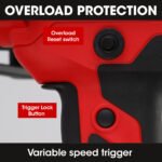 BAUMR-AG 2000W 160mm Handheld Core Drill w/Stand,63mm & 127mm Drill Bit Combo, for Concrete Coring Hole Drilling - Image 9