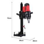 BAUMR-AG 3000W 200mm Concrete Core Drill with Stand Rig - Image 2