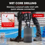 BAUMR-AG 3000W 200mm Concrete Core Drill with Stand Rig - Image 6