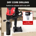BAUMR-AG 3000W 200mm Concrete Core Drill with Stand Rig - Image 7