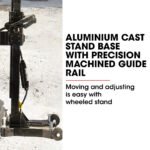 BAUMR-AG 3200W 280mm Concrete Core Drill with Wheeled Stand Rig - Image 8