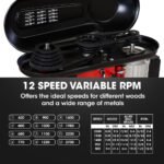 Baumr-AG 600W 12" Pedestal Floor Drill Press, 16 Speeds, 16mm Chuck (DP19) - Image 6