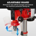 Baumr-AG 600W 12" Pedestal Floor Drill Press, 16 Speeds, 16mm Chuck (DP19) - Image 7