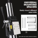 BAUMR-AG Adjustable Core Drill Wheeled Rig Stand - Image 8