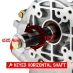 Baumr-AG 7HP DIESEL Stationary Engine 4 Stroke OHV Horizontal Shaft Motor - Image 4