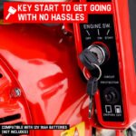 Baumr-AG 6.5HP Petrol Engine Stationary Motor OHV Horizontal Shaft Electric Start Recoil - Image 9