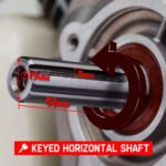 Baumr-AG 6.5HP Petrol Stationary Engine Motor 4-Stroke OHV Horizontal Shaft Recoil Start - Image 4