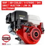 Baumr-AG 16HP Stationary Engine Petrol Direct Ignition OHV 4-Stroke Electric Recoil Start - Image 2