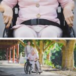 EQUIPMED Portable Folding Wheelchair 24 Inch 136kg Capacity Wheel Chair Retractable Armrests, Black - Image 10