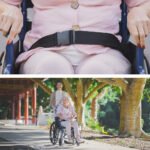 EQUIPMED Portable Wheelchair 24 Inch Folding Lightweight Wheel Chair,136kg Capacity Mobility. Blue - Image 10