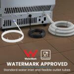 POLYCOOL Commercial Ice Maker Machine, up to 60kg/24hr, Timer & Self Cleaning Programs - Image 8