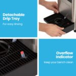 POLYCOOL 12L Single Tank Commercial Slush Machine, Digital Control Panel, SAA Approved, Juice and Frozen Slushy Maker - Image 8