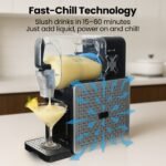 POLYCOOL 3L Slushie Frozen Drink Maker, Home Slush Machine, Fast Chilling, Easy Digital Controls - Image 6