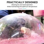 EUROCHEF Commercial Fairy Floss Cotton Candy Maker Machine Bubble Cover 52cm - Image 5
