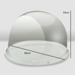 EUROCHEF Commercial Fairy Floss Cotton Candy Maker Machine Bubble Cover 52cm - Image 6