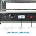 EUROCHEF Electric Food Warmer Display, 1000W, 4-Tier Stainless Steel - Image 4