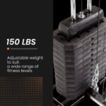 PROFLEX Multi-Station Home Gym Set with 98lbs Weight Plates- M8000 - Image 5