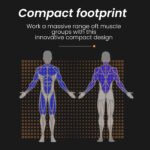 PROFLEX Multi-Station Home Gym Set with 98lbs Weight Plates- M8000 - Image 7