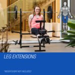 PROFLEX 7in1 Weight Bench Press Multi-Station Home Gym Leg Curl Equipment Set - Image 10