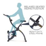 PROFLEX Folding Magnetic Exercise X-Bike - Bicycle Cycling Flywheel Fitness - Image 2