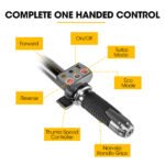 Baumr-AG 40V Battery Powered Wheelbarrow Motorised Electric, 80L Bucket Volume, 260kg Capacity - Image 8