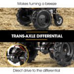 Baumr-AG 40V Battery Powered Wheelbarrow Motorised Electric, 100L Bucket Volume, 4 Wheel, 260kg Capacity - Image 4