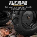 Baumr-AG 40V Battery Powered Wheelbarrow Motorised Electric, 100L Bucket Volume, 4 Wheel, 260kg Capacity - Image 6