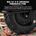 Baumr-AG 40V Battery Powered Wheelbarrow Motorised Electric, 100L Bucket Volume, 3 Wheel, 260KG, Lifting Bucket - Image 6