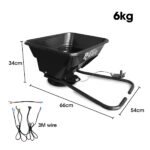 PLANTCRAFT Spreader 12V 36kg 30L Lawn Seed Fertiliser, for ATV, Ride on Mower, with Rain Cover - Image 6