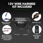 PLANTCRAFT Spreader 12V 36kg 30L Lawn Seed Fertiliser, for ATV, Ride on Mower, with Rain Cover - Image 8