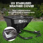 PLANTCRAFT Spreader 12V 36kg 30L Lawn Seed Fertiliser, for ATV, Ride on Mower, with Rain Cover - Image 9