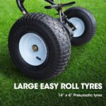 PLANTCRAFT Walk Behind Broadcast Spreader 56kg 60L Seed Lawn Fertiliser - Image 5