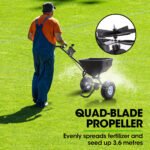 PLANTCRAFT Walk Behind Broadcast Spreader 56kg 60L Seed Lawn Fertiliser - Image 7