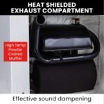 GENPOWER 8.4kW Peak 6kW Rated Commercial Diesel Generator, RCD Safety Switch, Electric Key Start, 2 x 15A, Single Phase - Image 7