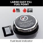 GENPOWER 8.4kW Peak 6kW Rated Commercial Diesel Generator, RCD Safety Switch, Electric Key Start, 2 x 15A, Single Phase - Image 10