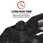 GENPOWER 1.2kW Peak 1.0kW Inverter Generator, Portable Lightweight Camping - Image 6