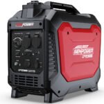 GENPOWER 2.3kW Peak 1.8kW Inverter Generator, 2x15A, 12V, USB, Portable, Petrol, Camping, Home Backup
