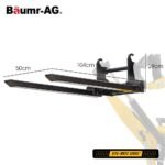 BAUMR-AG Pallet Forks Accessory for BSR5000 Mini Loader Skid Steer, Quick Connect Hydraulics, 150kg Rated Capacity - Image 6