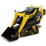 BAUMR-AG BSR5000 Mini Loader Skid Steer, with Bucket, 10hp OHV 4-Stroke Petrol Engine, 200kg Rated Operating Capacity