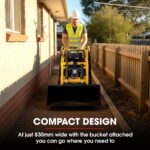 BAUMR-AG BSR5000 Mini Loader Skid Steer, with Bucket, 10hp OHV 4-Stroke Petrol Engine, 200kg Rated Operating Capacity - Image 2