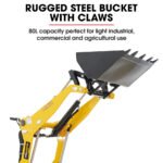 BAUMR-AG BSR5000 Mini Loader Skid Steer, with Bucket, 10hp OHV 4-Stroke Petrol Engine, 200kg Rated Operating Capacity - Image 10