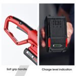 BAUMR-AG 20V SYNC Cordless Pole Saw & Hedge Trimmer Combo, 8 inch Chainsaw Pruner, Telescopic Handle, with Battery and Charger Kit - Image 9