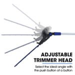 POWERBLADE 20V Cordless Pole Saw & Hedge Trimmer Combo, 8" Chainsaw Pruner & 20" Hedger, Telescopic Handle, Battery and Fast Charger Kit - Image 4