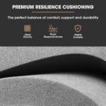 FORTIA Electric Massage Lift Recliner Chair Faux Leather 8 Point Massage Heating, Dark Crimson - Image 10