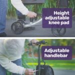 EQUIPMED Knee Scooter Walker, Disc Brake - Suspension Bag - Broken Leg Ankle Foot Mobility - Crutches Alternative - - Image 5