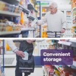 EQUIPMED Knee Scooter Walker, Disc Brake - Suspension Bag - Broken Leg Ankle Foot Mobility - Crutches Alternative - - Image 8