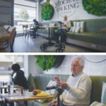 Equipmed Knee Scooter Walker, Dual Brakes - Bag - Broken Leg Ankle Foot Mobility - Crutches Alternative - Black - Image 7