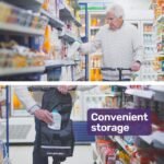 Equipmed Knee Scooter Walker, Dual Brakes - Bag - Broken Leg Ankle Foot Mobility - Crutches Alternative - Red - Image 7